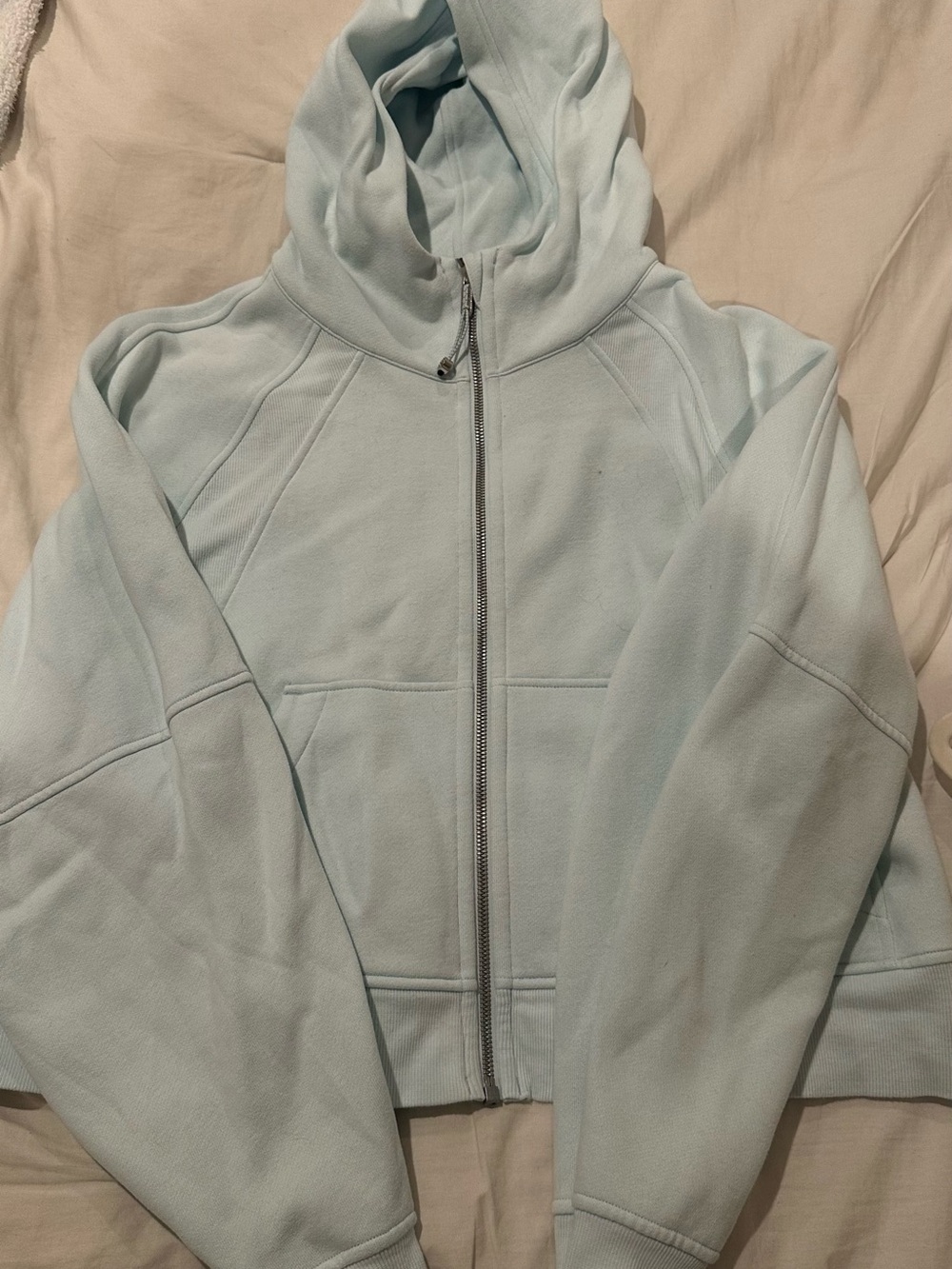 Lululemon Scuba Oversized Full Zip Hoodie Light Blue M/L